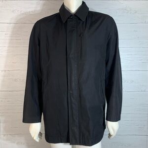 Hugo Boss black zip up jacket, Style Coral, size 44 R